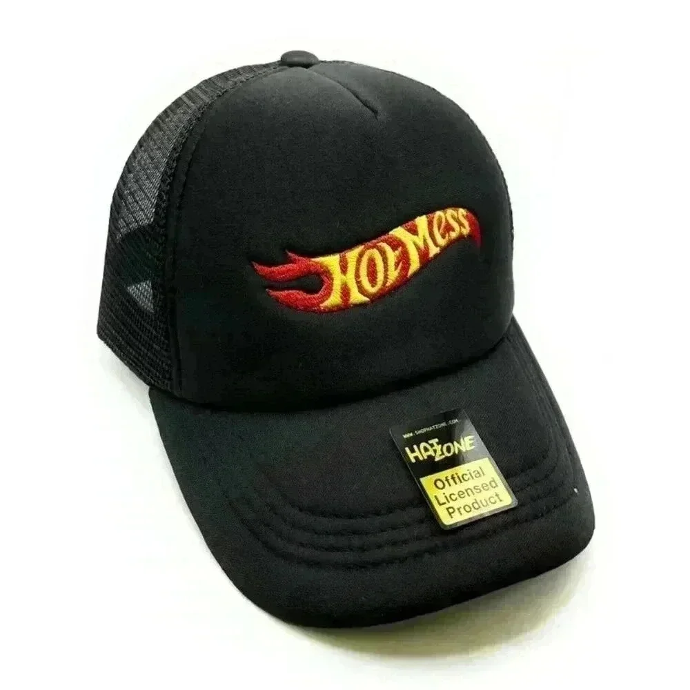 Hot Mess Mesh Trucker Snapback (Black)